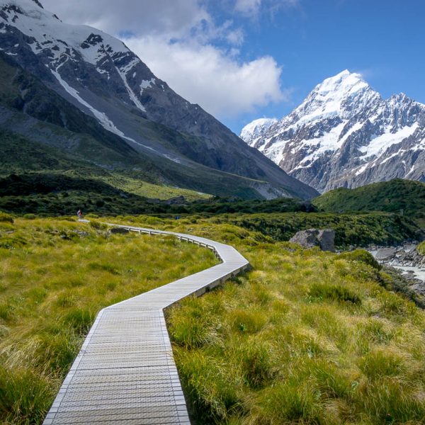 Aoraki Mount Cook has a wonderful national park with numerous walks and climbs